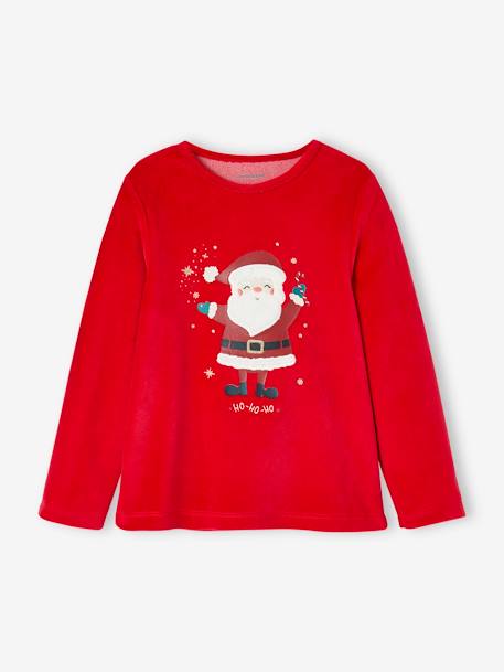 Pyjama velours noël fille rouge - vertbaudet enfant 