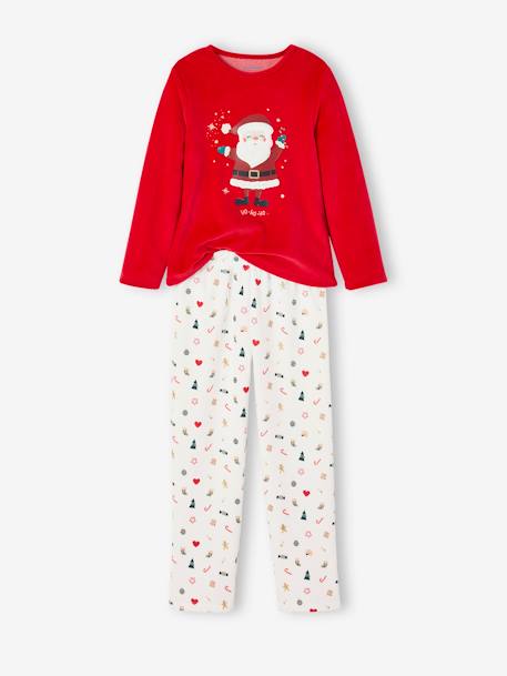Pyjama velours noël fille rouge - vertbaudet enfant 