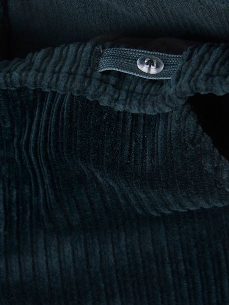 Pantalon en velours côtelé garçon facile à enfiler bleu ardoise+marine+vert sapin - vertbaudet enfant 