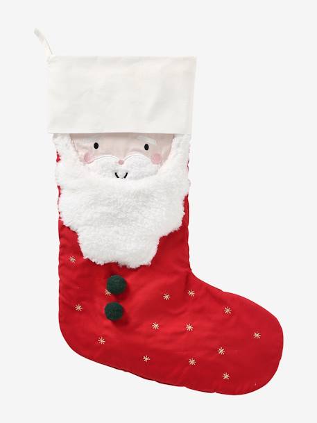 Chaussette Noël personnalisable Père Noël rouge - vertbaudet enfant 