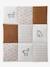 Patchwork sprei PETIT NOMADE ecru / camel - vertbaudet enfant 