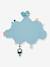 Doudou plat attache-sucette Happy Clouds - bleu - vertbaudet enfant 