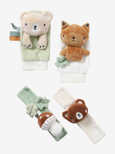Hochets mains et pieds GREEN FOREST marron - vertbaudet enfant 