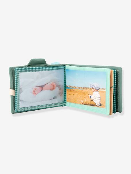Stoffen fotoalbum - LILIPUTIENS groen+rozen - vertbaudet enfant 