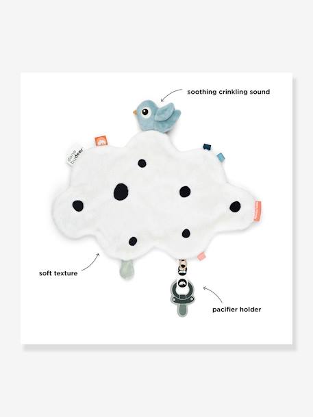 Doudou plat attache-sucette Happy Clouds - bleu - vertbaudet enfant 