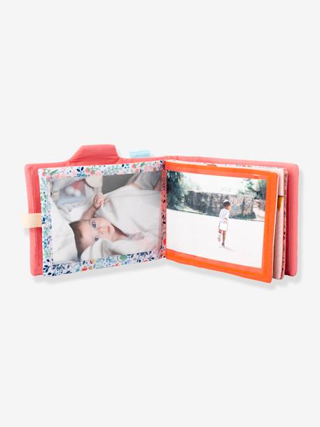 Stoffen fotoalbum - LILIPUTIENS groen+rozen - vertbaudet enfant 