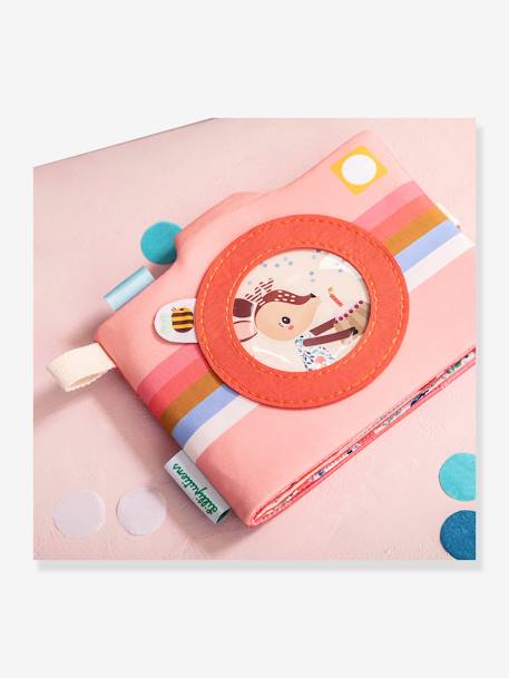 Album photo tissu - LILIPUTIENS rose+vert - vertbaudet enfant 