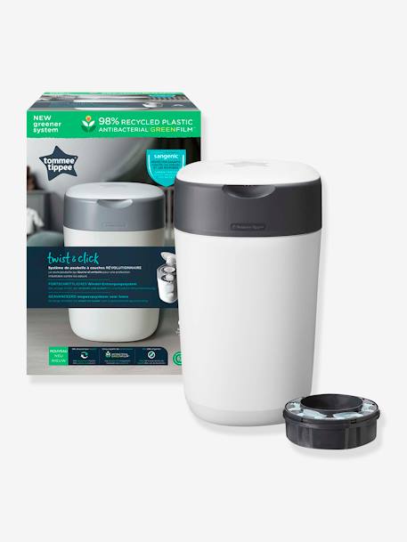 Poubelle à couches Twist & click Tommee Tippee SANGENIC BLANC COTON - vertbaudet enfant 