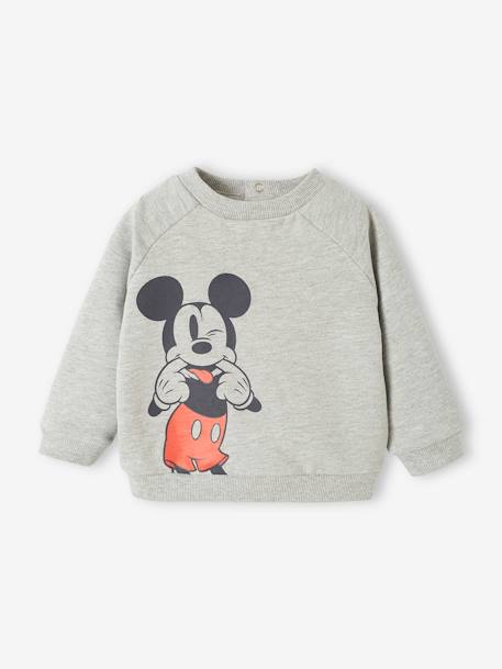 Disney® Mickey babysweater gemêleerd grijs - vertbaudet enfant 