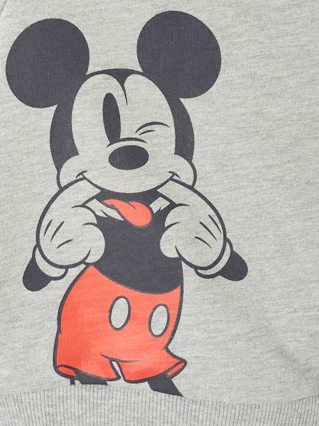 Sweat bébé Disney® Mickey gris chiné - vertbaudet enfant 