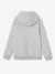 Sweat zippé doublé sherpa garçon gris chiné - vertbaudet enfant 
