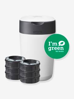 Puériculture-Matelas, accessoires de lange-Starter pack poubelle à couches Twist & Click + 6 recharges