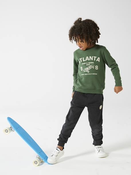 Jean Enfant Garçon 6 Ans Pantalon Enfant Vertbaudet Pantalon Garçon Effet Denim - Molleton Doux - Taille élastique - 6 Ans Facile à Enfiler Jeans Levis Enfant Garçon