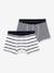Lot de 2 boxers rayés lot blanc - vertbaudet enfant 