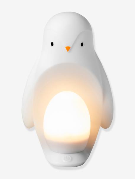 Veilleuse Portable 2-en-1 Pingouin pour chambre d'enfant avec Lumière d'¼uf Portable Pingouin blanc - vertbaudet enfant 