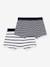 Lot de 2 boxers rayés lot blanc - vertbaudet enfant 
