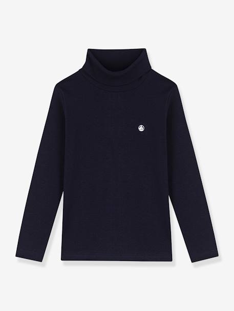 Sous-pull en coton bio bleu - vertbaudet enfant 