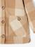Manteau style surchemise en lainage à carreaux fille carreaux marron+carreaux rose - vertbaudet enfant 