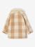 Manteau style surchemise en lainage à carreaux fille carreaux marron+carreaux rose - vertbaudet enfant 