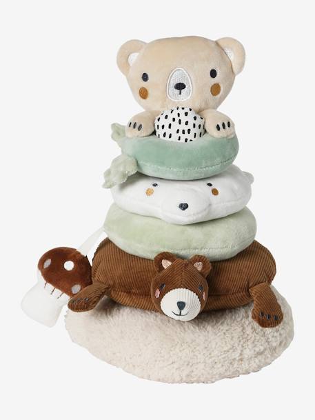Stoffen stapeltoren GREEN FOREST bruin - vertbaudet enfant 