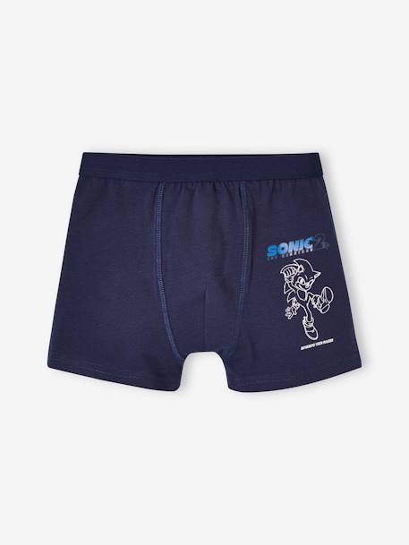 Set van 3 Sonic® boxershorts marineblauw - vertbaudet enfant 