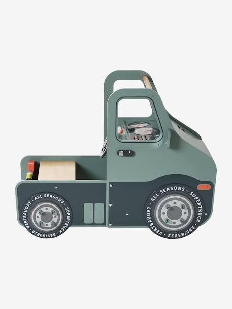 Ma voiture à réparer en bois FSC® beige - vertbaudet enfant 