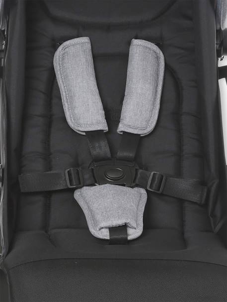 Poussette compacte Ikaria bleu canard+gris chiné - vertbaudet enfant 