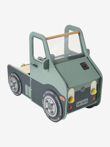 Ma voiture à réparer en bois FSC® beige - vertbaudet enfant 
