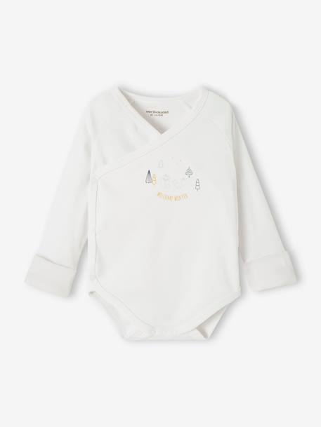 Lot de 5 bodies bébé évolutif ouverture naissance bleu grisé - vertbaudet enfant 