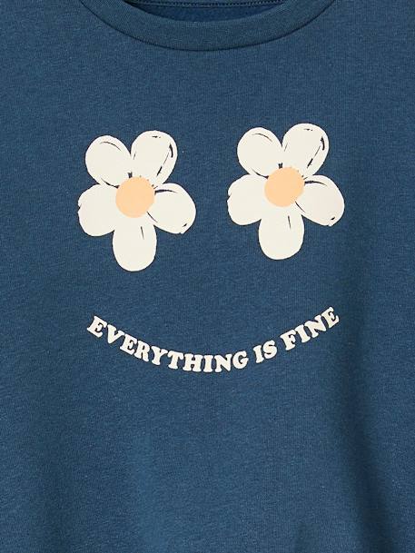 Ensemble sweat + legging imprimé fille marine - vertbaudet enfant 