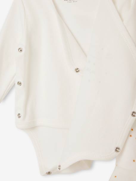 Kit naissance 6 pièces et sa valisette écru - vertbaudet enfant 