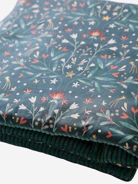 Tour de lit / tour de parc pare-chocs BROCÉLIANDE vert imprimé - vertbaudet enfant 