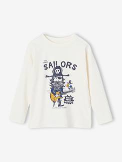 T-shirt met speels motief "rebelse piraat"  - vertbaudet enfant