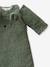 Gigoteuse hiver manches amovibles en polaire Ours GREEN FOREST beige foncé+écru+vert sauge - vertbaudet enfant 