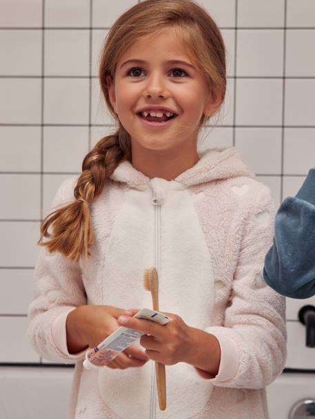 Surpyjama fille ourson phosphorescent rose - vertbaudet enfant 