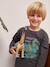 T-shirt digital dino effet pixel en relief garçon gris chiné - vertbaudet enfant 