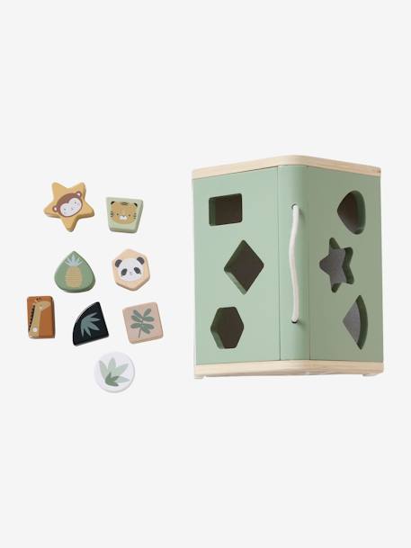 Maison des formes en bois FSC® vert - vertbaudet enfant 