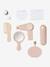 Coiffeuse cannage + accessoires en bois FSC® blanc+rose - vertbaudet enfant 