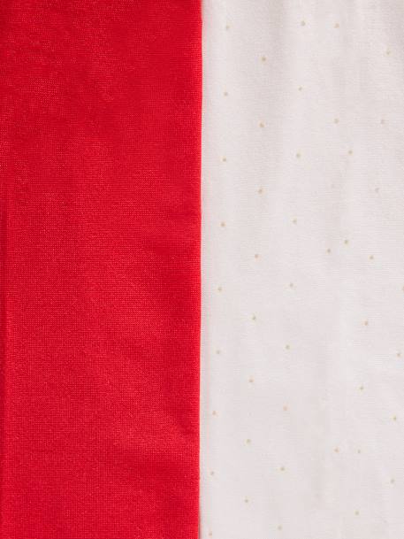 Lot de 2 collants fantaisie en polyamide fille rouge - vertbaudet enfant 