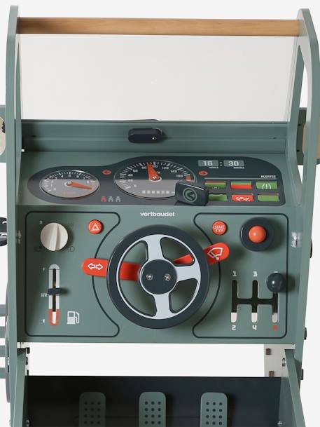 Ma voiture à réparer en bois FSC® beige - vertbaudet enfant 