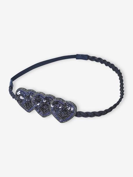 Fille-Accessoires-Headband c½urs à sequins fille