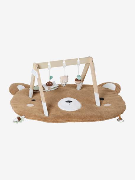 Portique d'éveil en bois FSC® beige+Tanzanie - vertbaudet enfant 