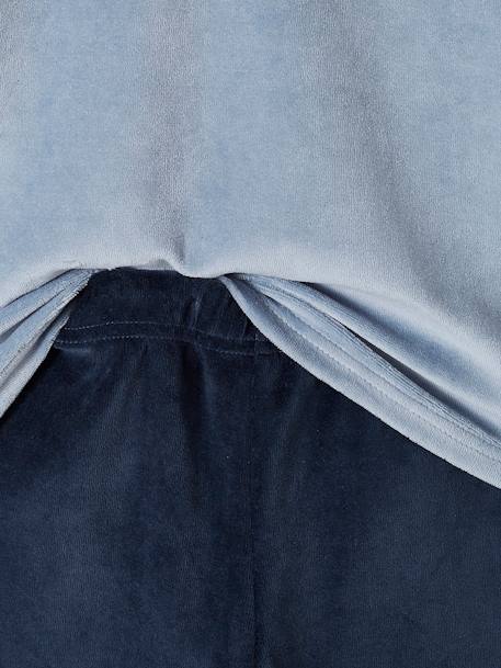 Lot de 2 pyjamas garçon velours tractopelle vert sauge - vertbaudet enfant 