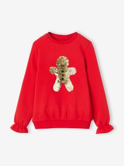 Meisje-Trui, vest, sweater-Sweat kerstsweater voor meisjesS