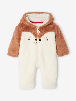 Baby-Pyjama,  overpyjama-Onesie 'Kerstrendier' voor baby's met pluche-effect