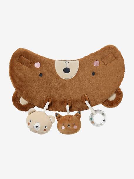 Coussin bébé des découvertes beige+blanc+marron+ORANGE+vert - vertbaudet enfant 