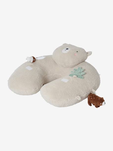 Coussin bébé des découvertes beige+blanc+marron+ORANGE+vert - vertbaudet enfant 