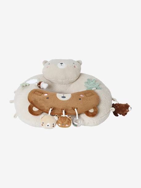 Coussin bébé des découvertes beige+blanc+marron+ORANGE+vert - vertbaudet enfant 