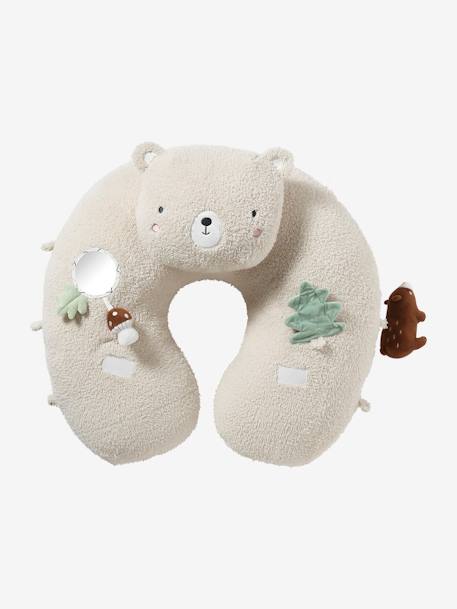 Coussin bébé des découvertes beige+blanc+marron+ORANGE+vert - vertbaudet enfant 