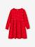 Robe de fête fille motifs étoiles irisés marine+rouge - vertbaudet enfant 